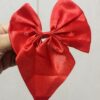 Hair Bow Pins (Satin) - Red